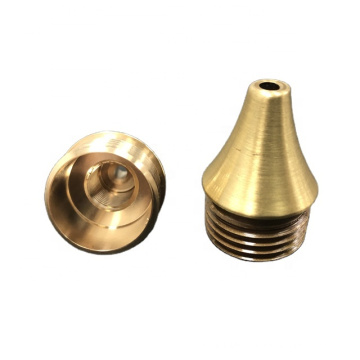 Custom cnc machined CNC lathe turned brass bolts nuts brass fitting